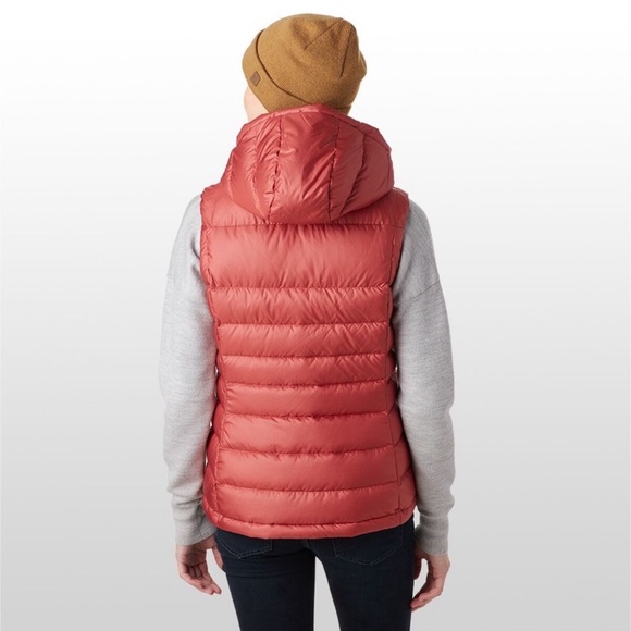 ISO SEEKING Patagonia Hi-Loft Down Hooded Vest Spanish Red Size Womens large - Picture 2 of 4